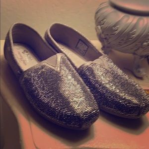 Bobs memory foam slip on shoes size 8w